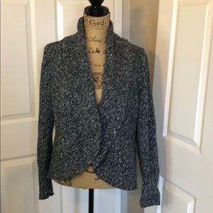 DKNY Jean Gray sweater cardigan SZ M